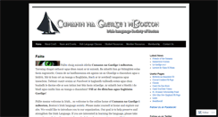 Desktop Screenshot of cumann-na-gaeilge.org